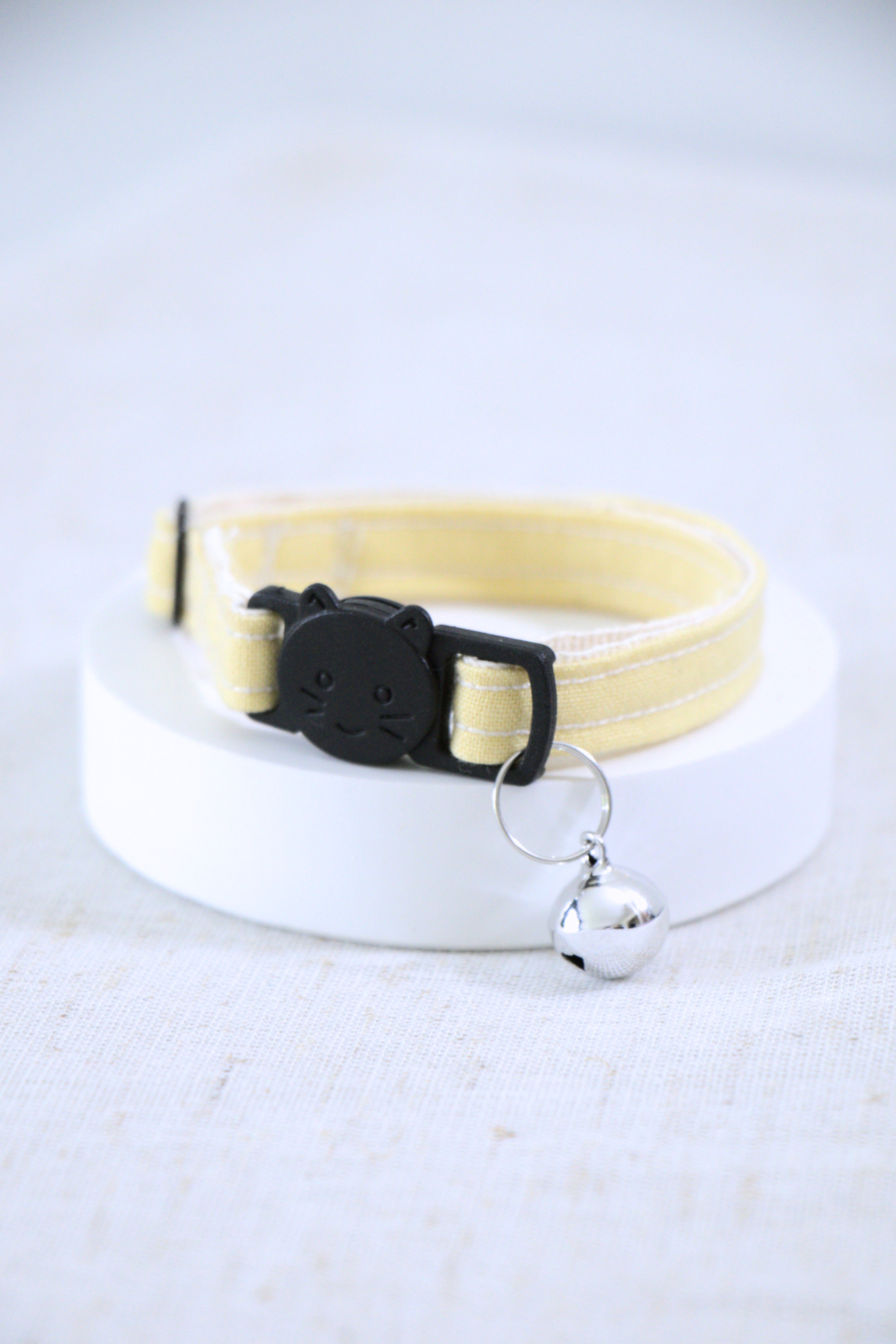 Collier pour chat Jaune Pastel