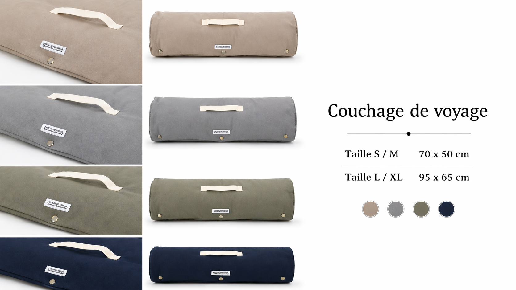 Couchage de voyage pour animaux