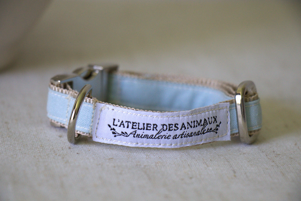 Collier pour chien - Bleu Glacier