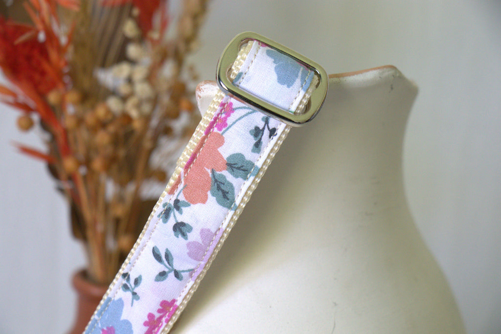 Collier pour chien - Fleuri Rose
