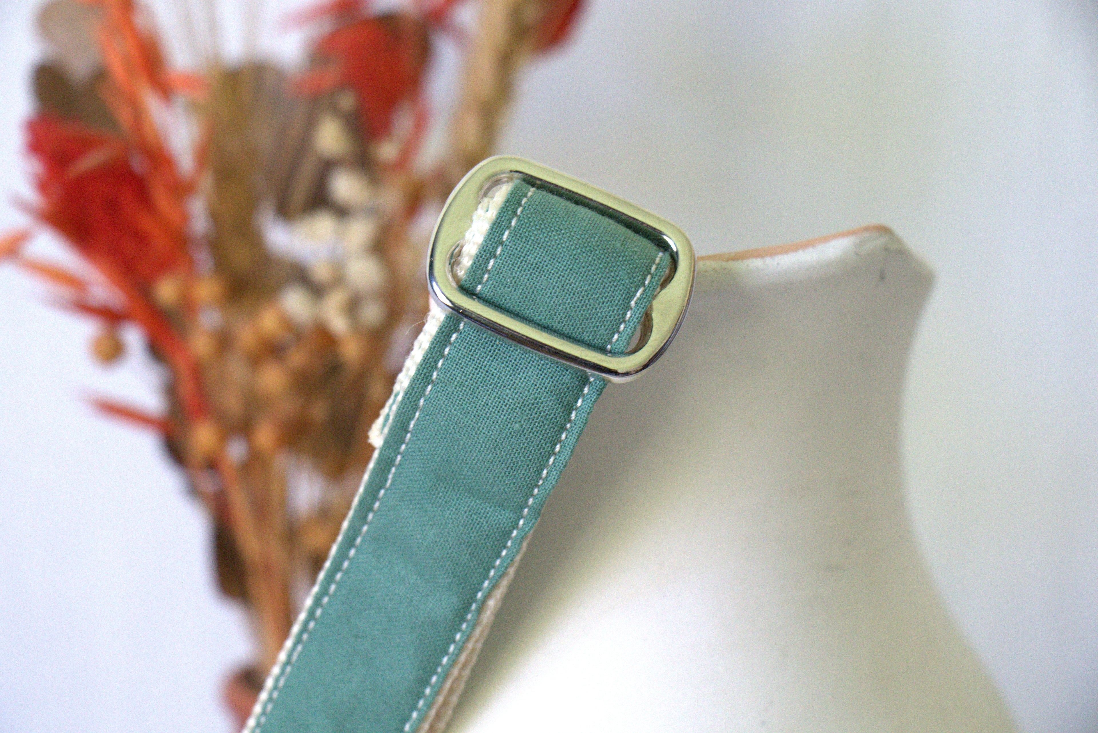 Collier pour chien - Vert Eucalyptus