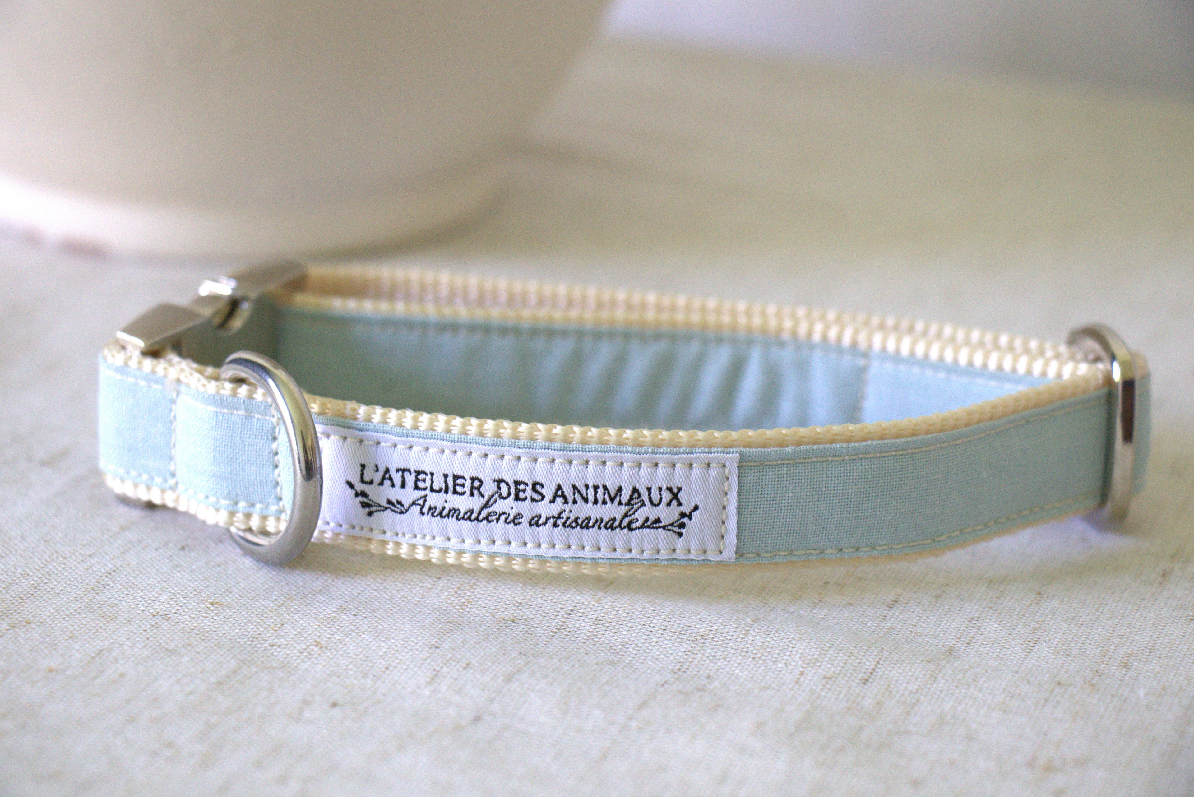 Collier pour chien - Bleu Glacier